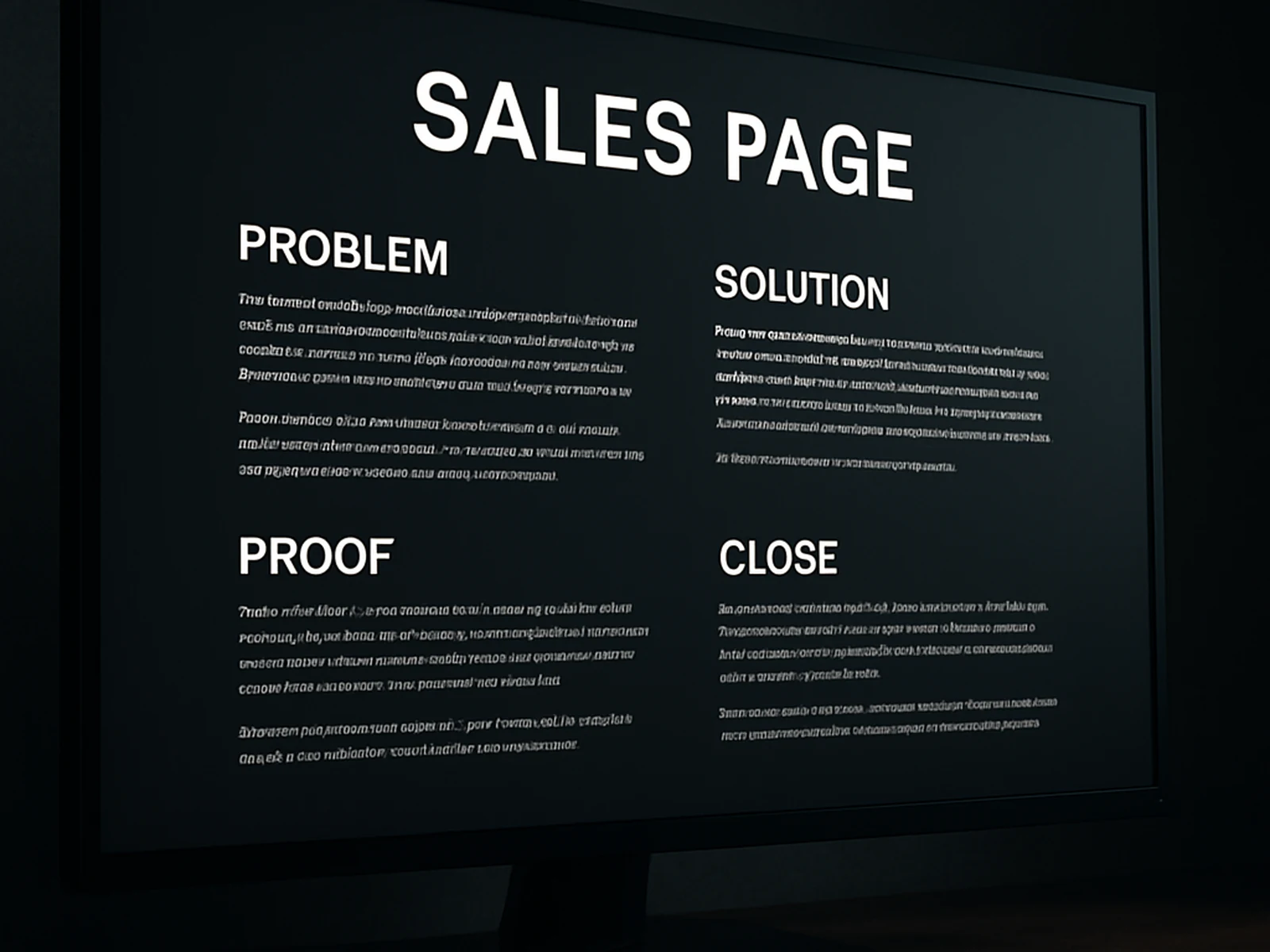 Long-Form Sales Page